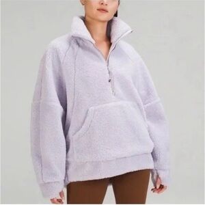 Lululemon Scuba Oversized Fleece Funnel Neck Half Zip XS/S